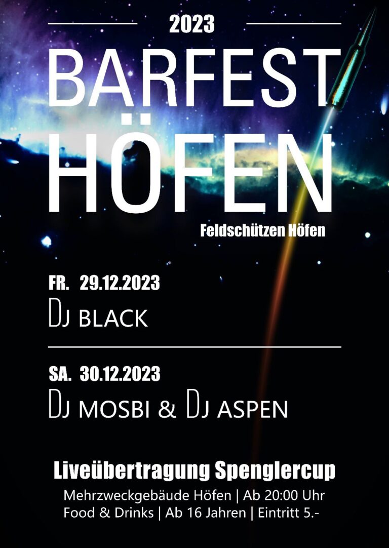 Barfest Höfen 2023