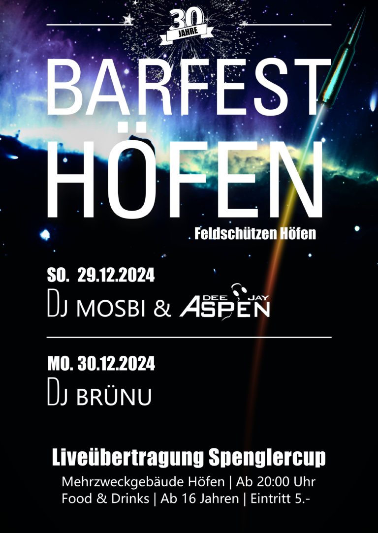 Barfest Höfen 2024