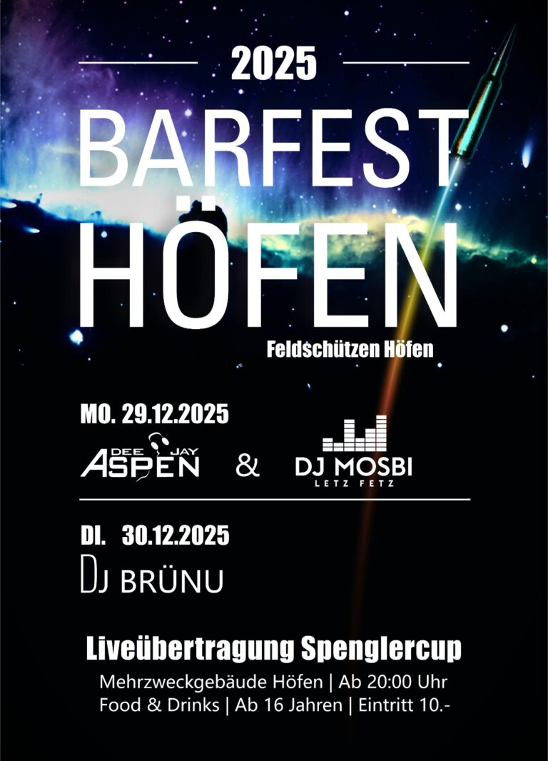 Barfest Höfen 2025