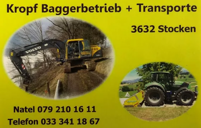 Kropf Baggerbetrieb und Transporte